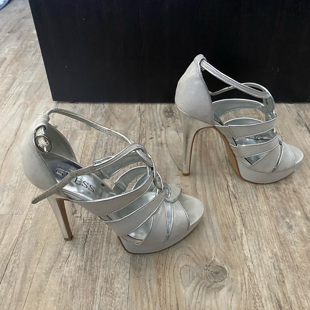 Guess Silver Shoes 7.5